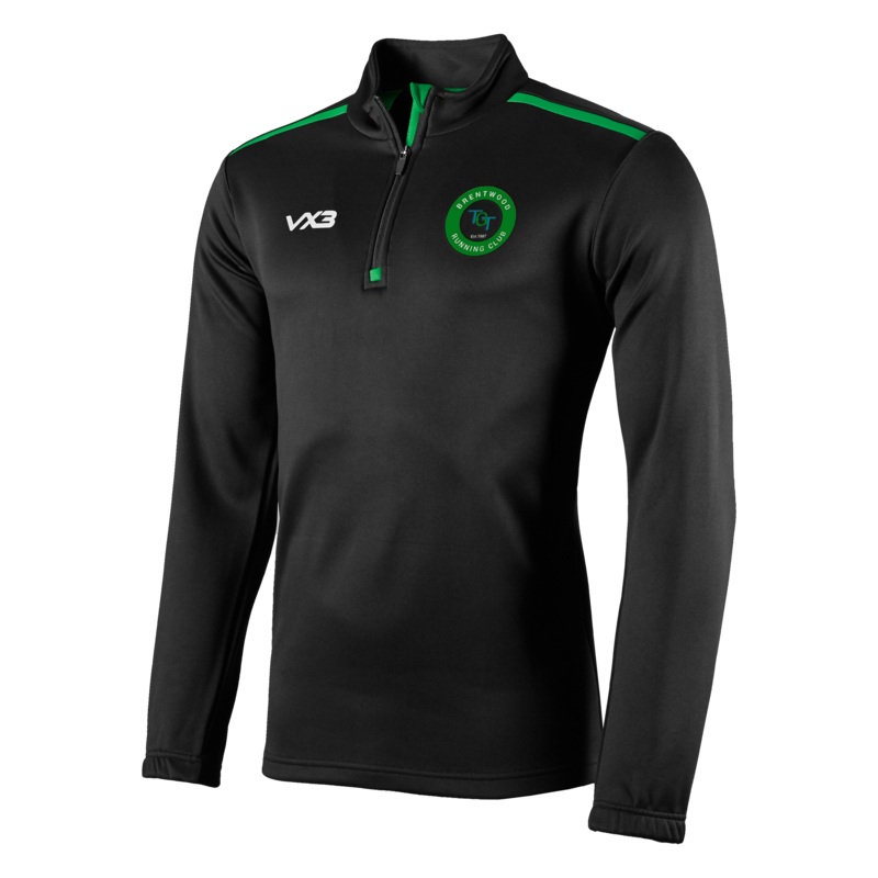 Brentwood Running Club Fortis Half Zip Sweat