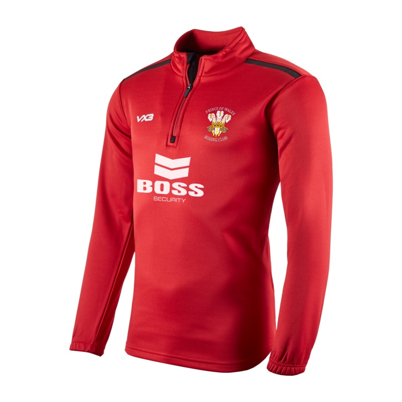 Prince of Wales Boxing Club Fortis Half Zip Sweat