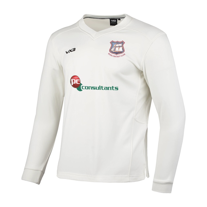 Ryde Cricket Club Whites Sweatshirt Elite