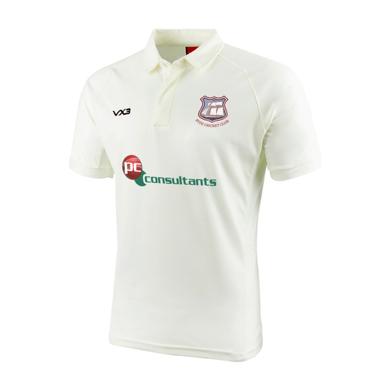 Ryde Cricket Club Whites Youth S/S Shirt