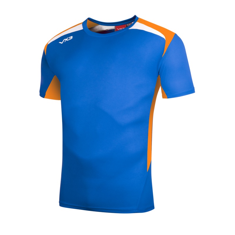 Mens Royal/Orange/White T-Shirt