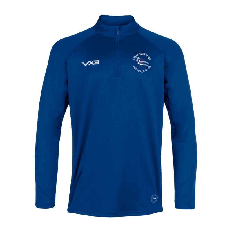 Ilfracombe Town FC Primus Quarter Zip Royal