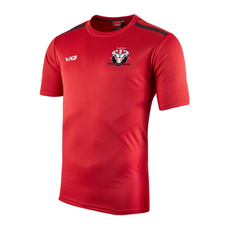 Unique Health & Fitness Fortis Tee Red