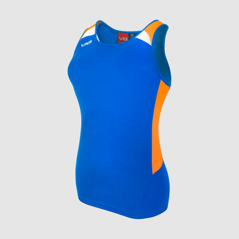 Ladies Royal/Orange/White Vest