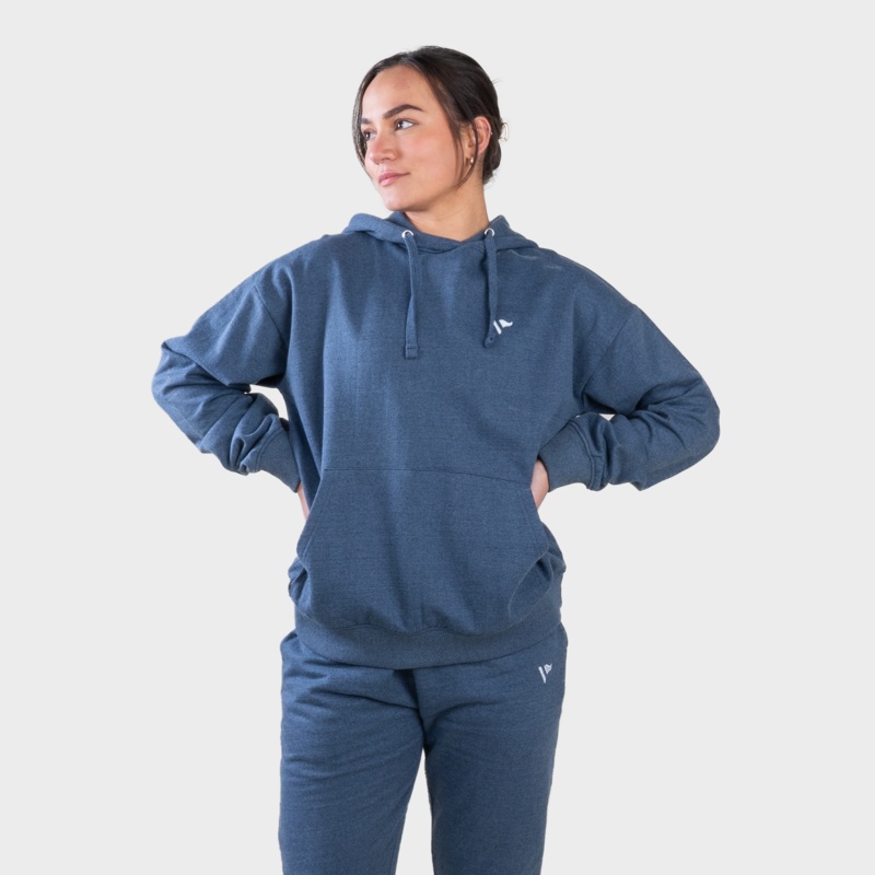 REGEN Women's Hoodie Denim Blue