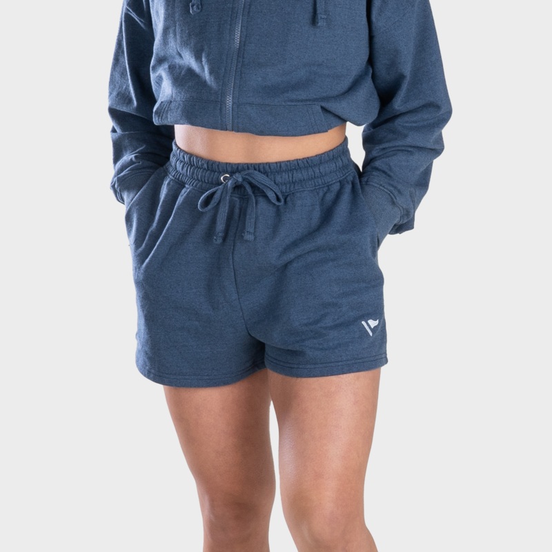 REGEN Women's Jogger Shorts Denim Blue