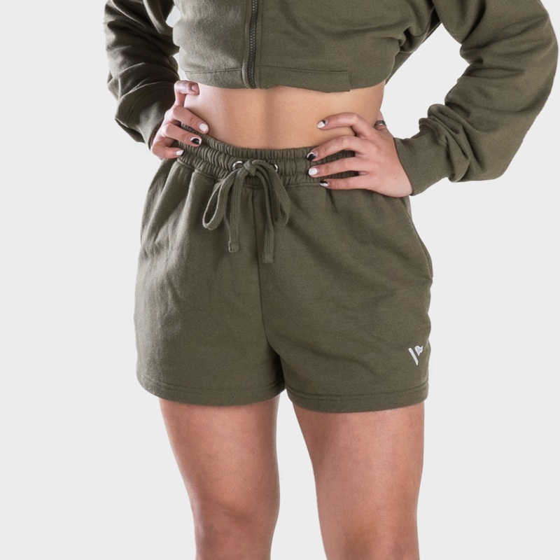 REGEN Women's Jogger Shorts Olive