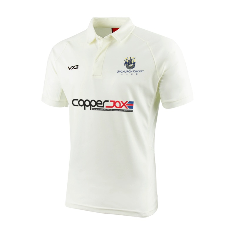 Upchurch Cricket Club Whites S/S Shirt