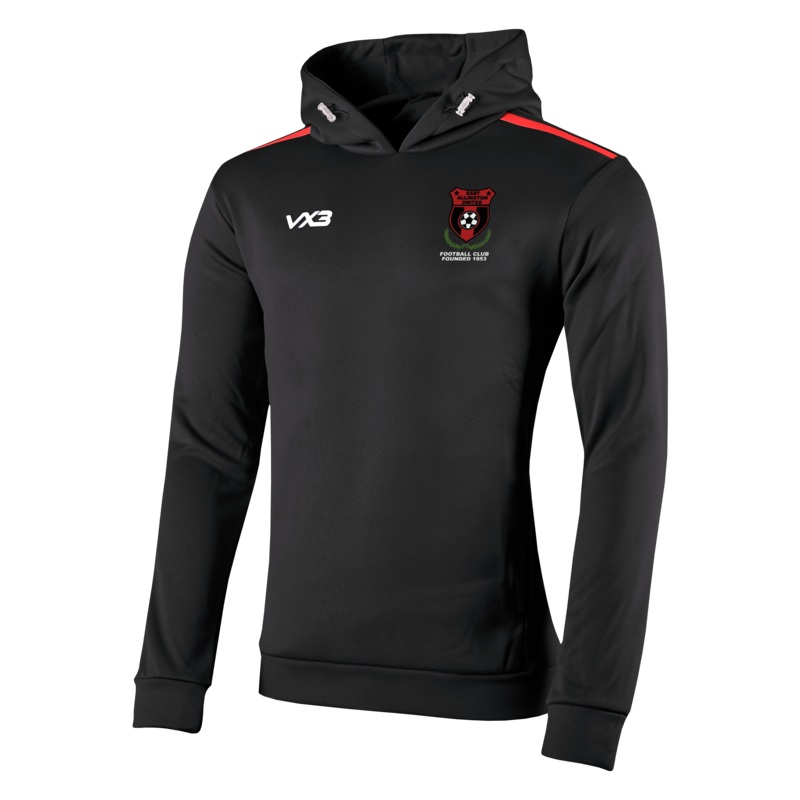 East Allington United Fortis Hoodie Black/Red