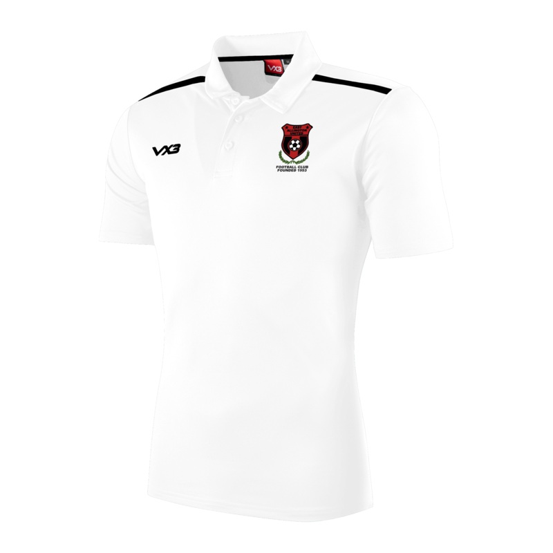 East Allington United Fortis Polo White/Black