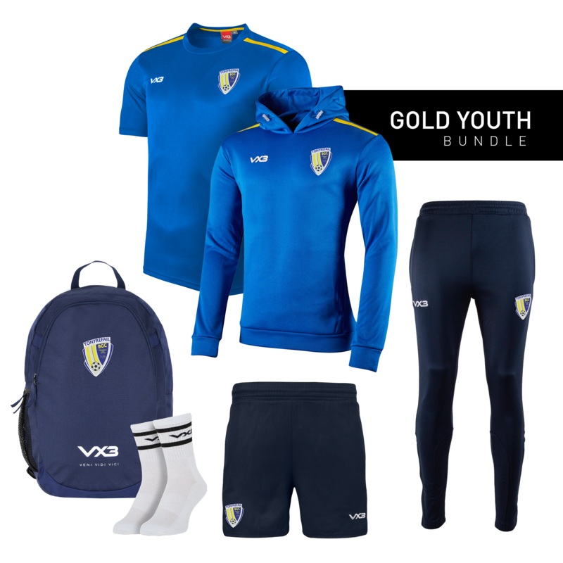 Tonyrefail BGC FC Gold Youth Bundle