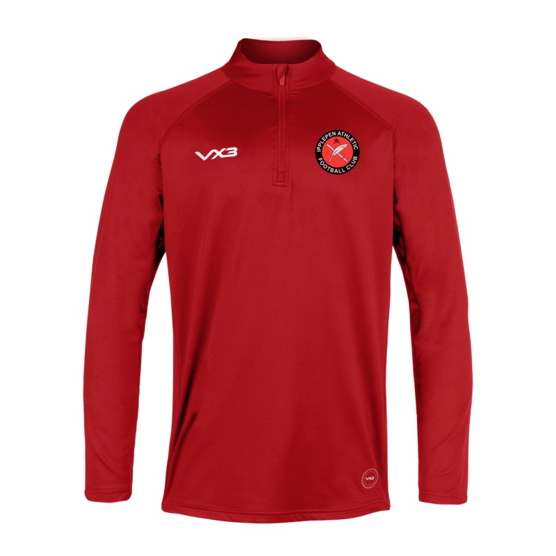 Ipplepen Athletic Football Club Primus Quarter Zip Red