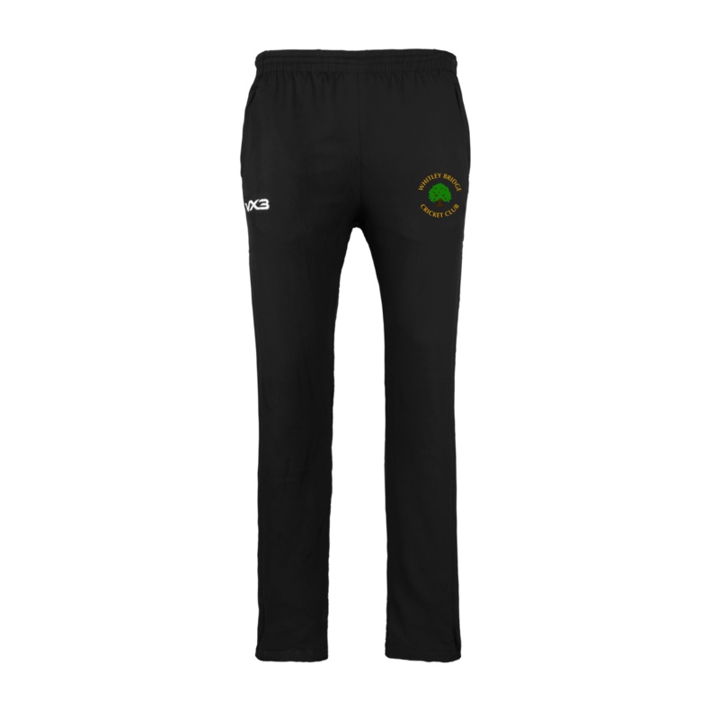 Whitley Bridge Cricket Club Braca Trackpant Black Youth