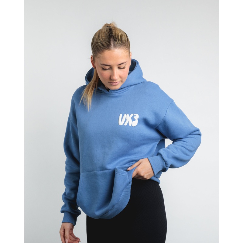 Conquer Club Hoodie Pacific/Pure White Women