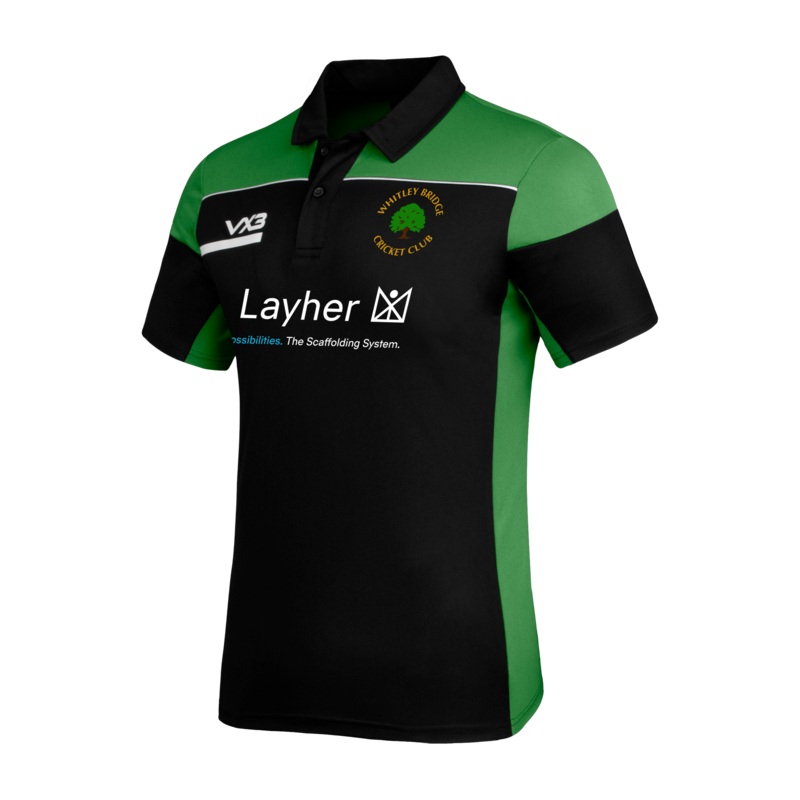 Whitley Bridge Cricket Club Opus Polo - Black Emerald