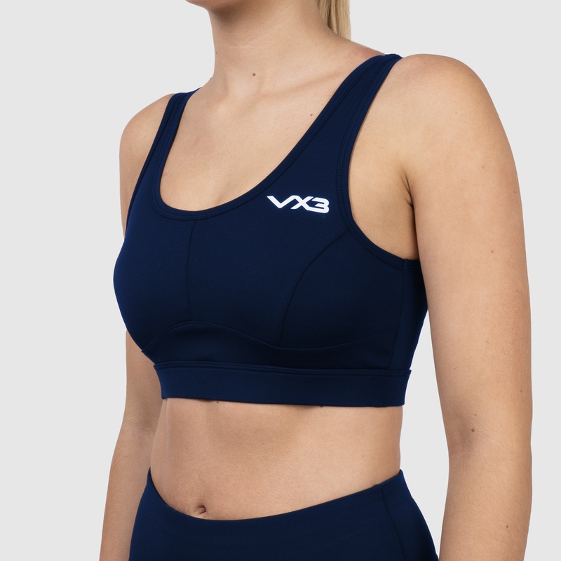 Actus Performance Sports Bra Navy