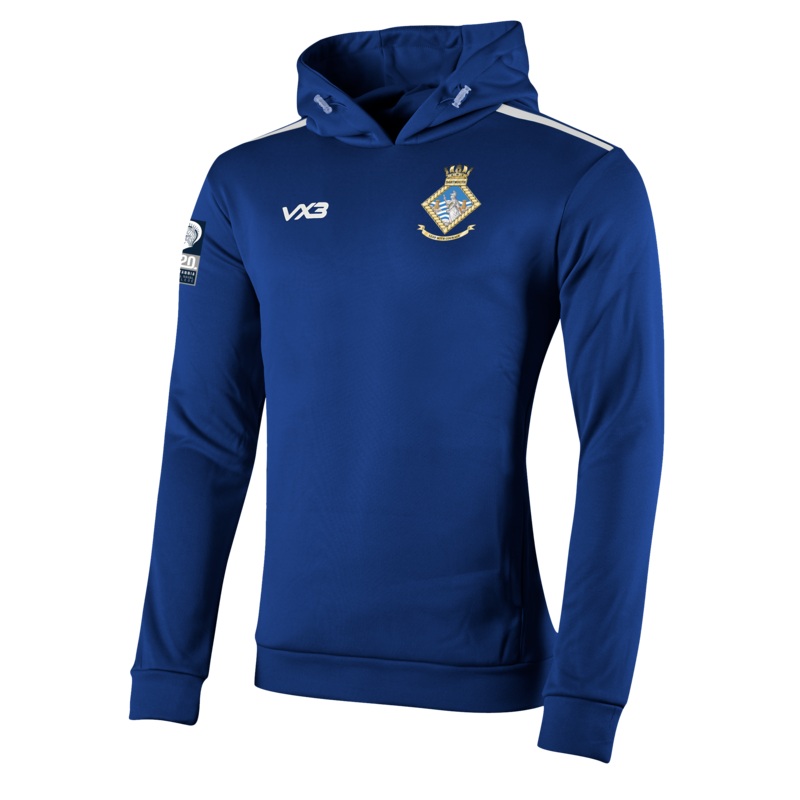 Britannia Royal Naval College Fortis Hoodie - Navy/White