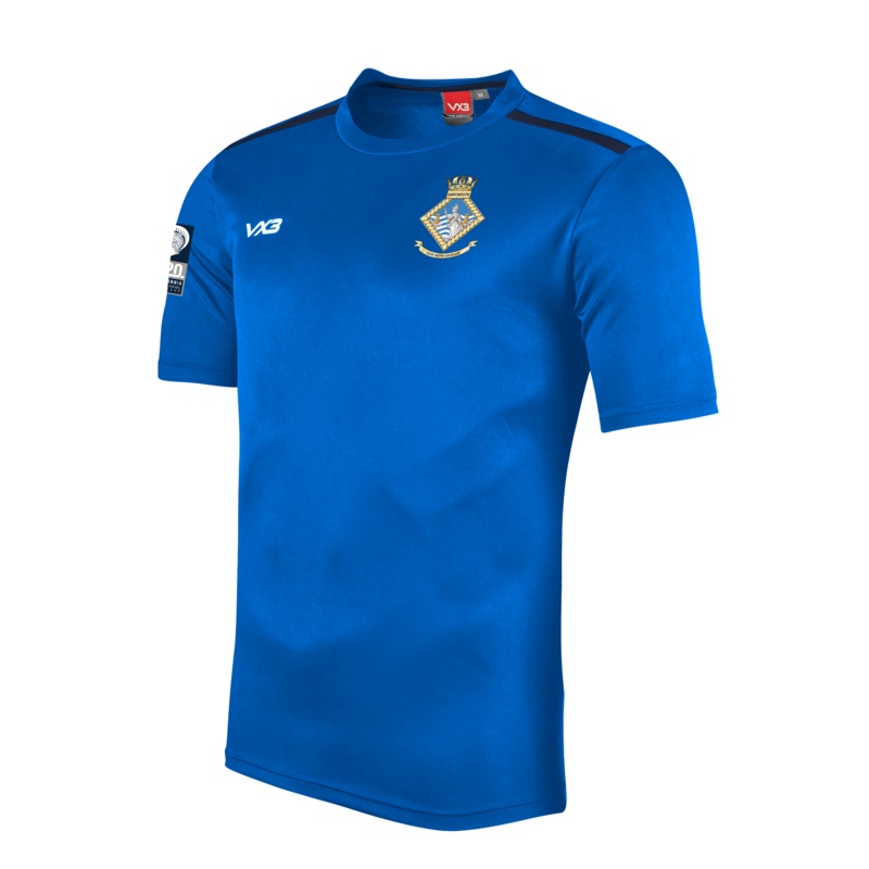 Britannia Royal Naval College Fortis Tee - Royal/Navy