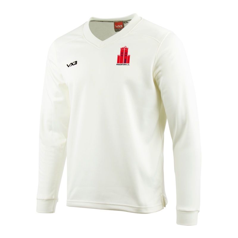 Paignton Cricket Club Cricket Whites Youth Sweatshirt Elite