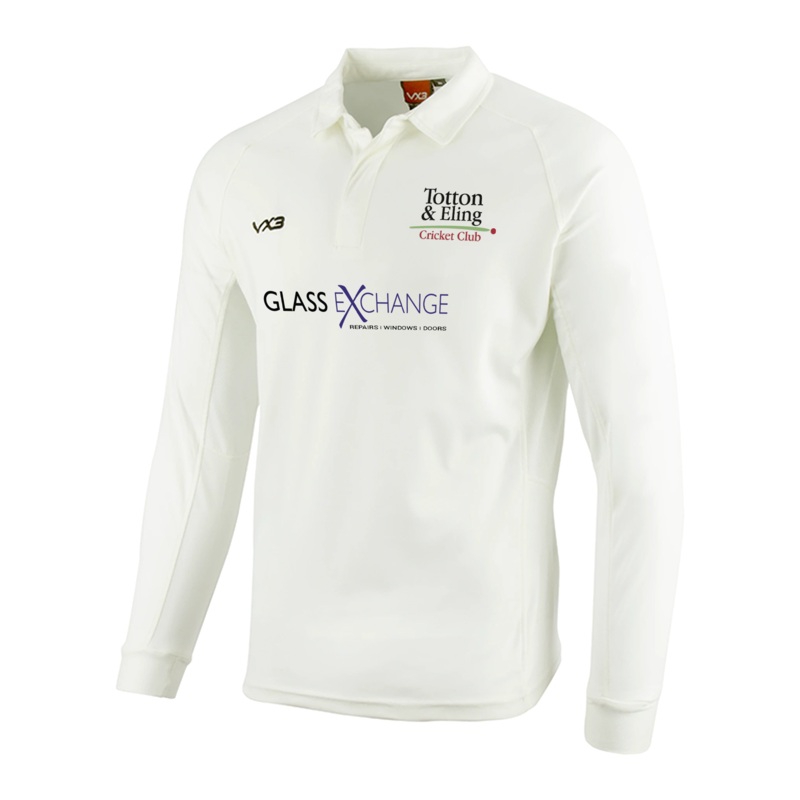 Totton and Eling Cricket Club Youth Long Sleeve Shirt