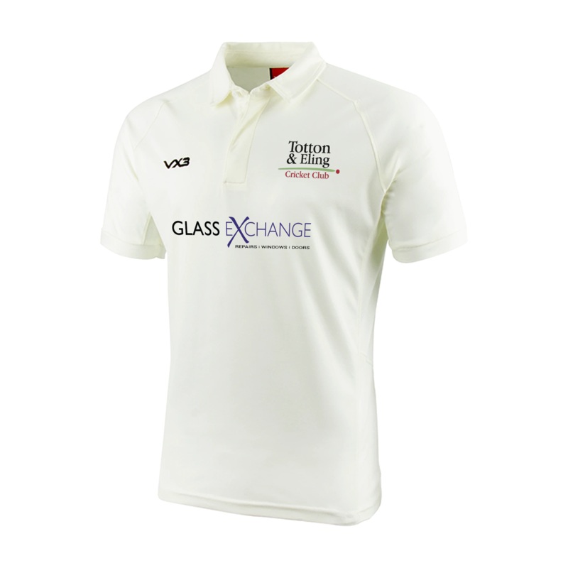 Totton and Eling Cricket Club Youth Short Sleeve Shirt