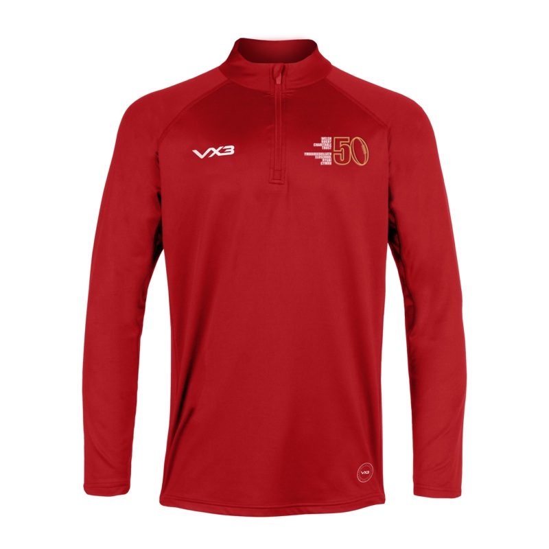 Welsh Rugby Charitable Trust Red Primus Quarter Zip