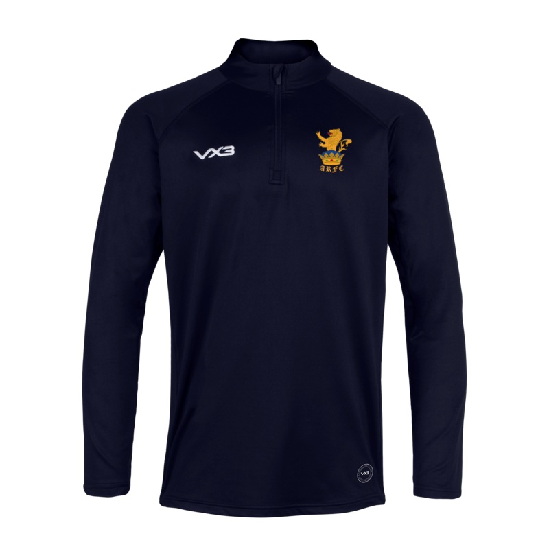 Ashington JW RFC Navy Primus Quarter Zip