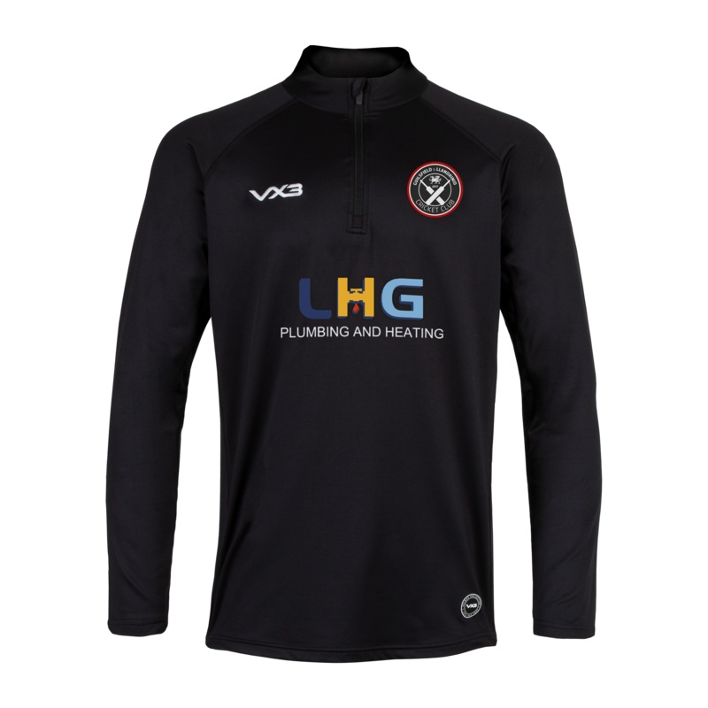 Guilsfield & Llandrino CC Black Primus Quarter Zip