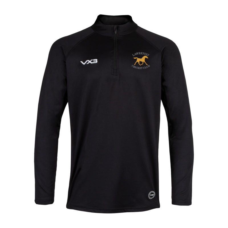 Lawrenny CC Black Primus Quarter Zip