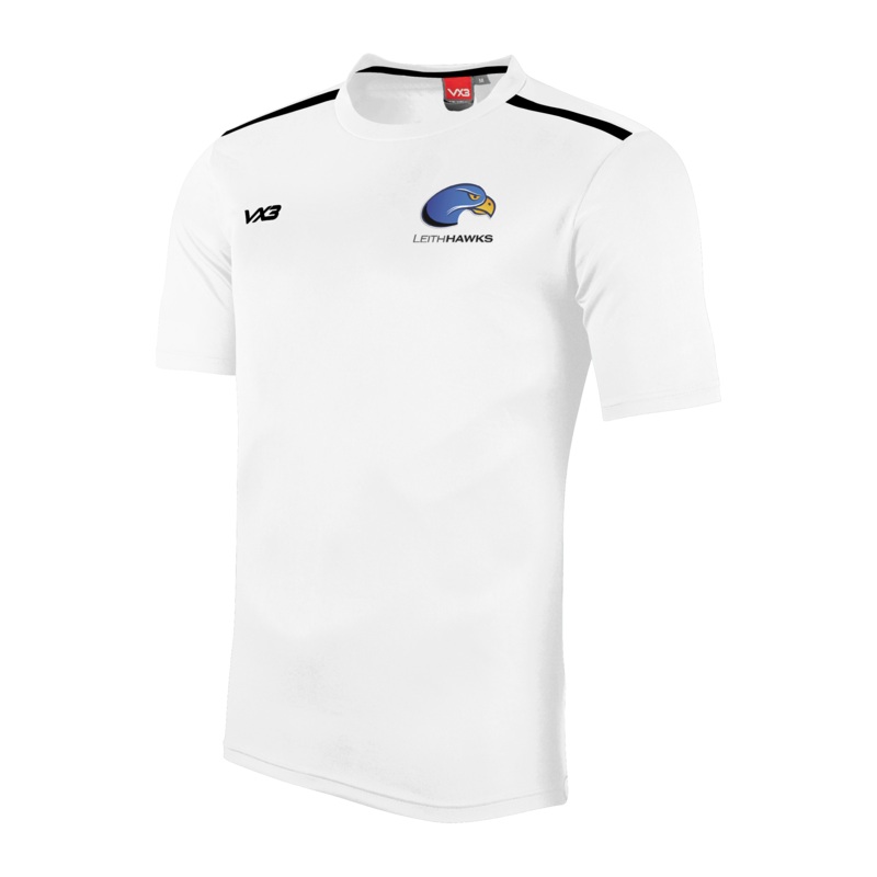 Leith Hawks Fortis Youth Tee - White